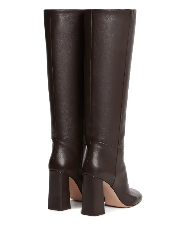Fabiana Filippi レザーロングブーツ | ブラウン | FARFETCH JP