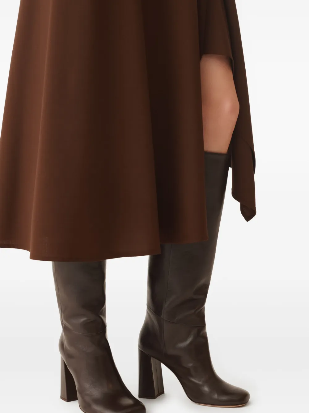 Fabiana Filippi leather knee-high boots Brown