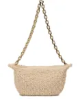 Fabiana Filippi chain-strap knitted shoulder bag - Neutrals