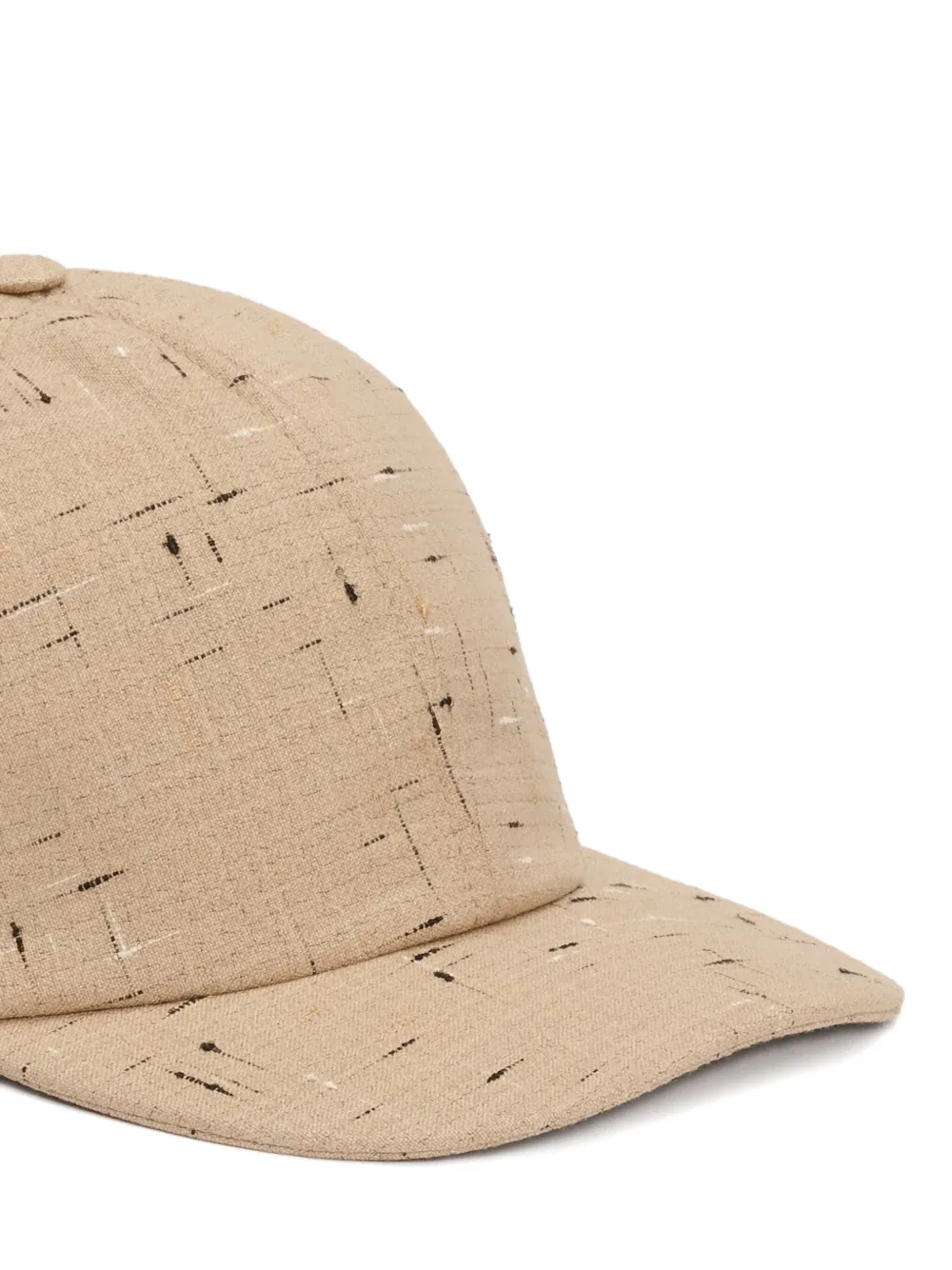 Fabiana Filippi Honkbalpet met textuur - Beige