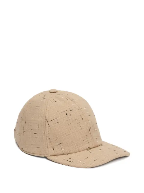 Fabiana Filippi textured-pattern baseball cap