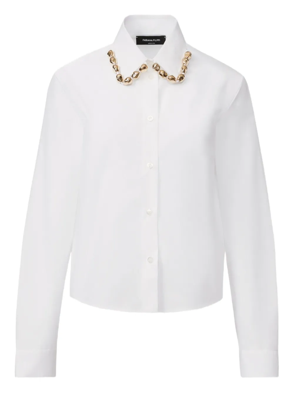 Fabiana Filippi Camicia con decorazione - Bianco