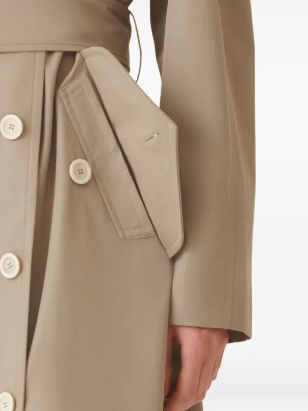 Fabiana Filippi トレンチコート | ニュートラル | FARFETCH JP
