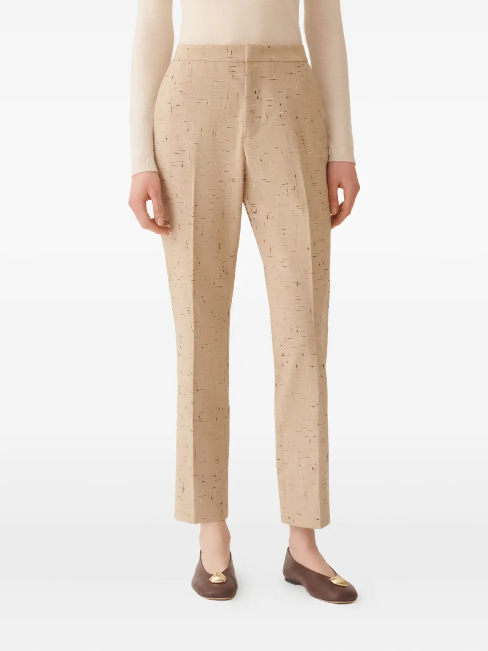 Fabiana Filippi Broek met zijzak Beige