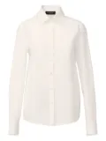 Fabiana Filippi tulle-trimmed poplin shirt - White