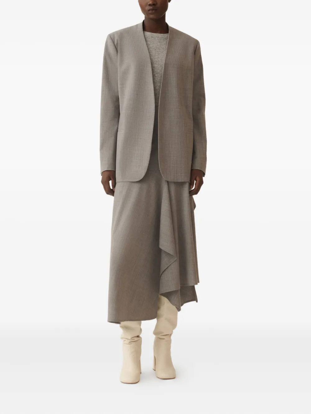 Fabiana Filippi V-neckline belted jacket | Blazers | Image 2