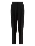 Fabiana Filippi Cady pleated high-waisted trousers - Black