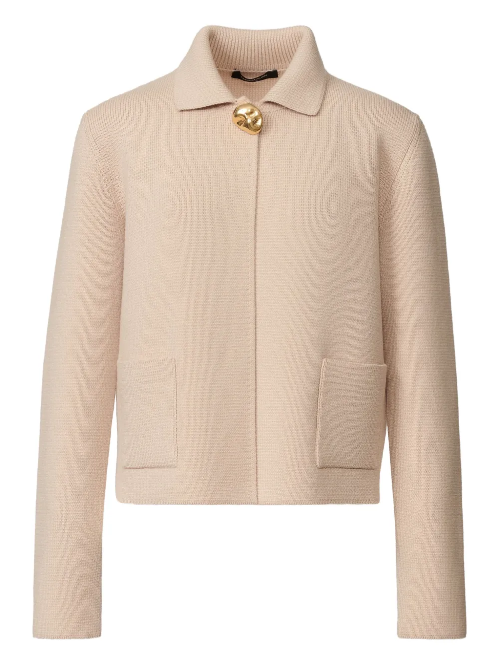 Fabiana Filippi Vest met gouden zak Beige