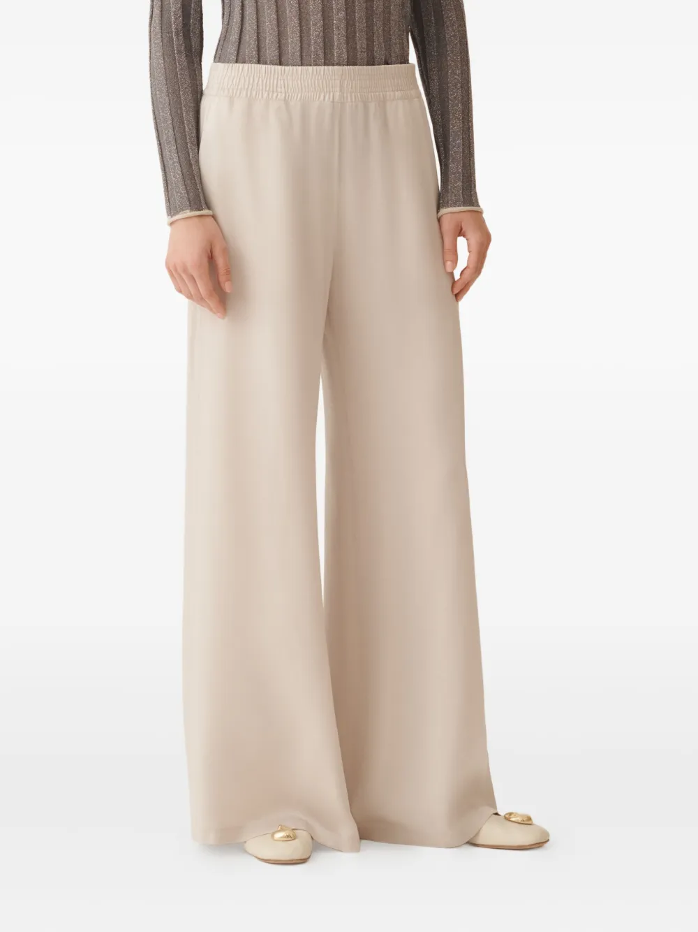 Fabiana Filippi Broek met zijzak Beige