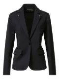 Fabiana Filippi button-detail single-breasted blazer - Blue