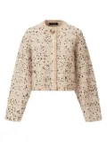 Fabiana Filippi tweed gold-button jacket - Neutrals