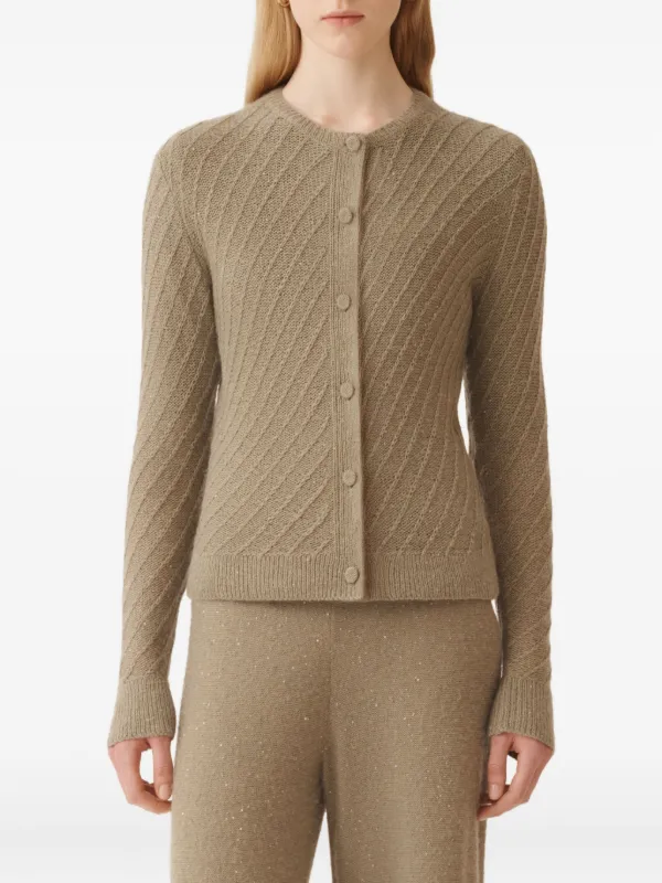 Fabiana Filippi スパンコール カーディガン | ニュートラル | FARFETCH JP