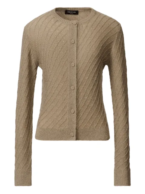 Fabiana Filippi sequin-embellished ribbed cardigan