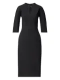 Fabiana Filippi button-embellished midi dress - Blue