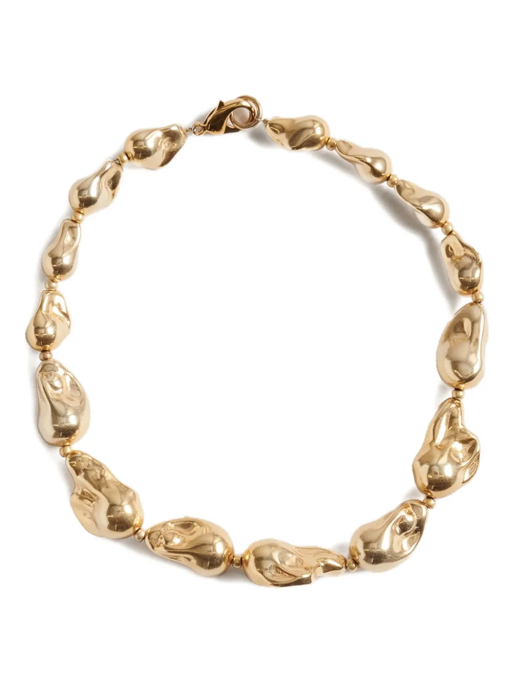 irregular-shape bead necklace