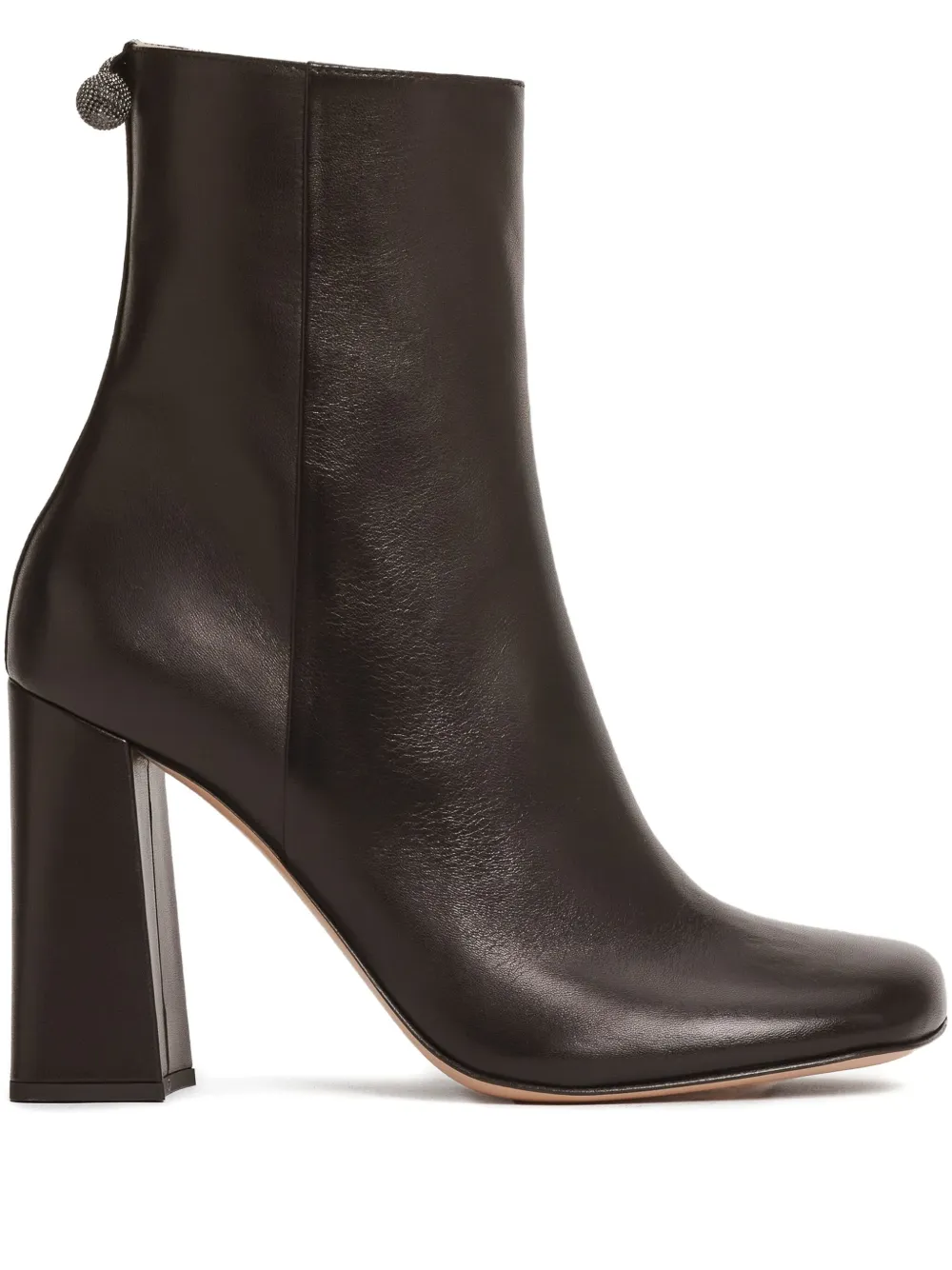 Fabiana Filippi block-heel ankle-lenght boots Black