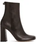 Fabiana Filippi block-heel ankle-lenght boots - Black