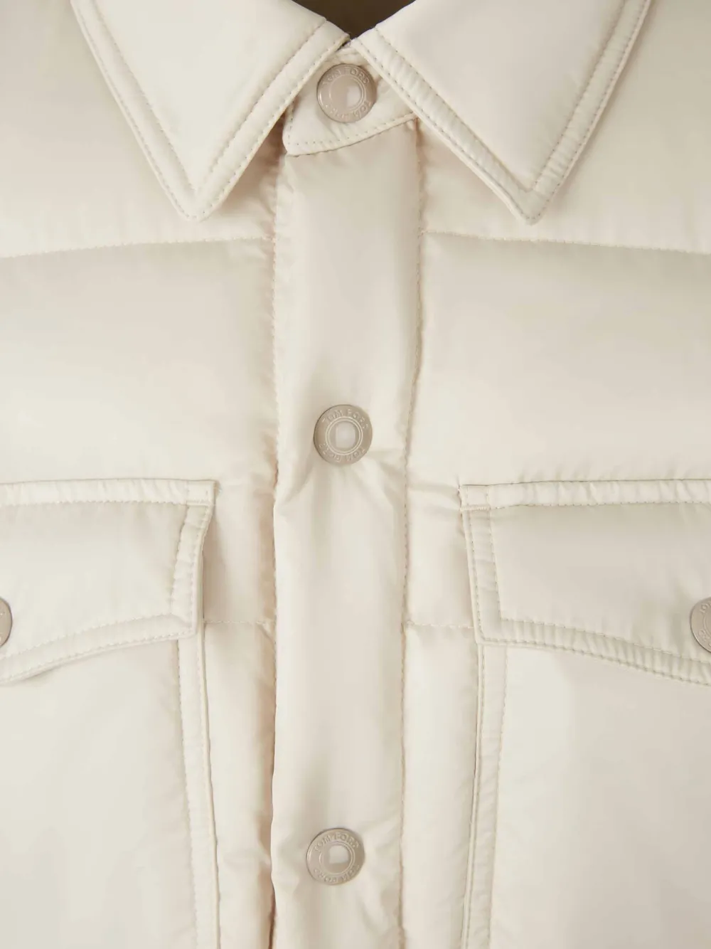 TOM FORD Gewatteerd jack Beige