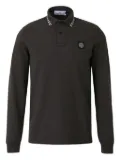 Stone Island logo-patch polo shirt - Grey