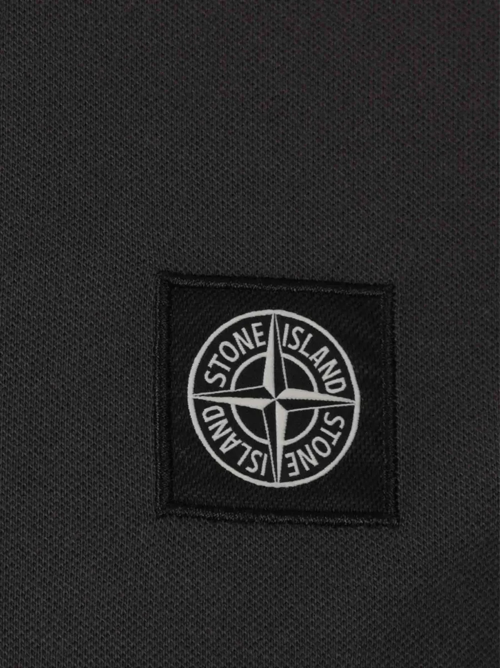 Stone Island Poloshirt met logopatch Grijs