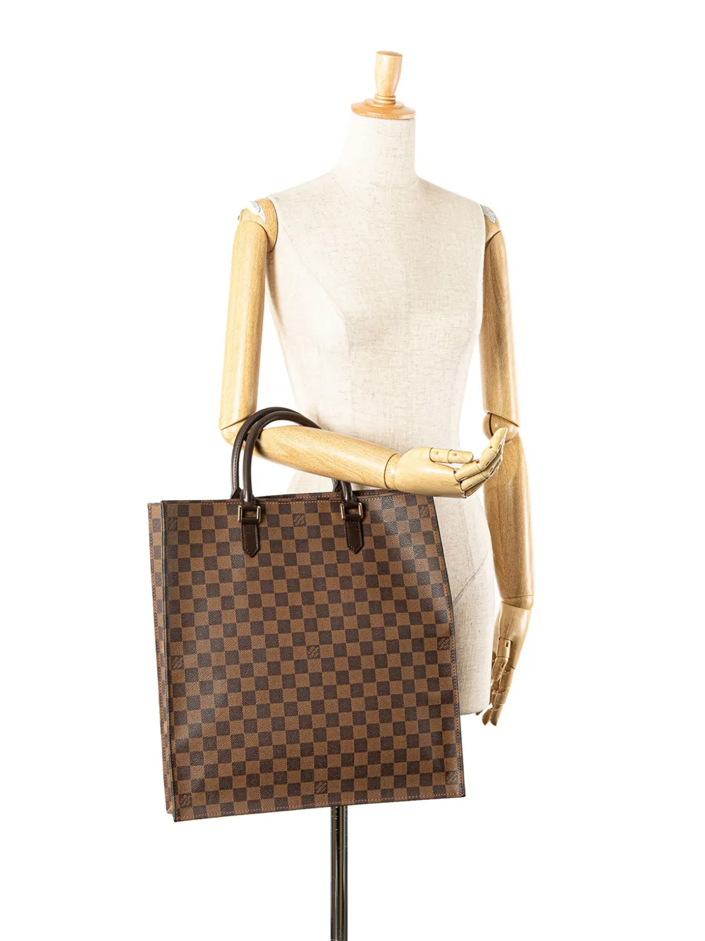 Louis Vuitton Pre-Owned 2004 Damier Ebene Sac Plat tote bag | Pre-Owned | Image 2