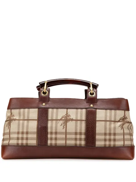 Burberry Pre-Owned 2018-2024 Haymarket Check Canvas tote bag