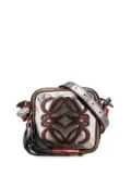 Loewe Pre-Owned 2008 Mini Metallic Goatskin Anagram Tassel crossbody bag - Silver