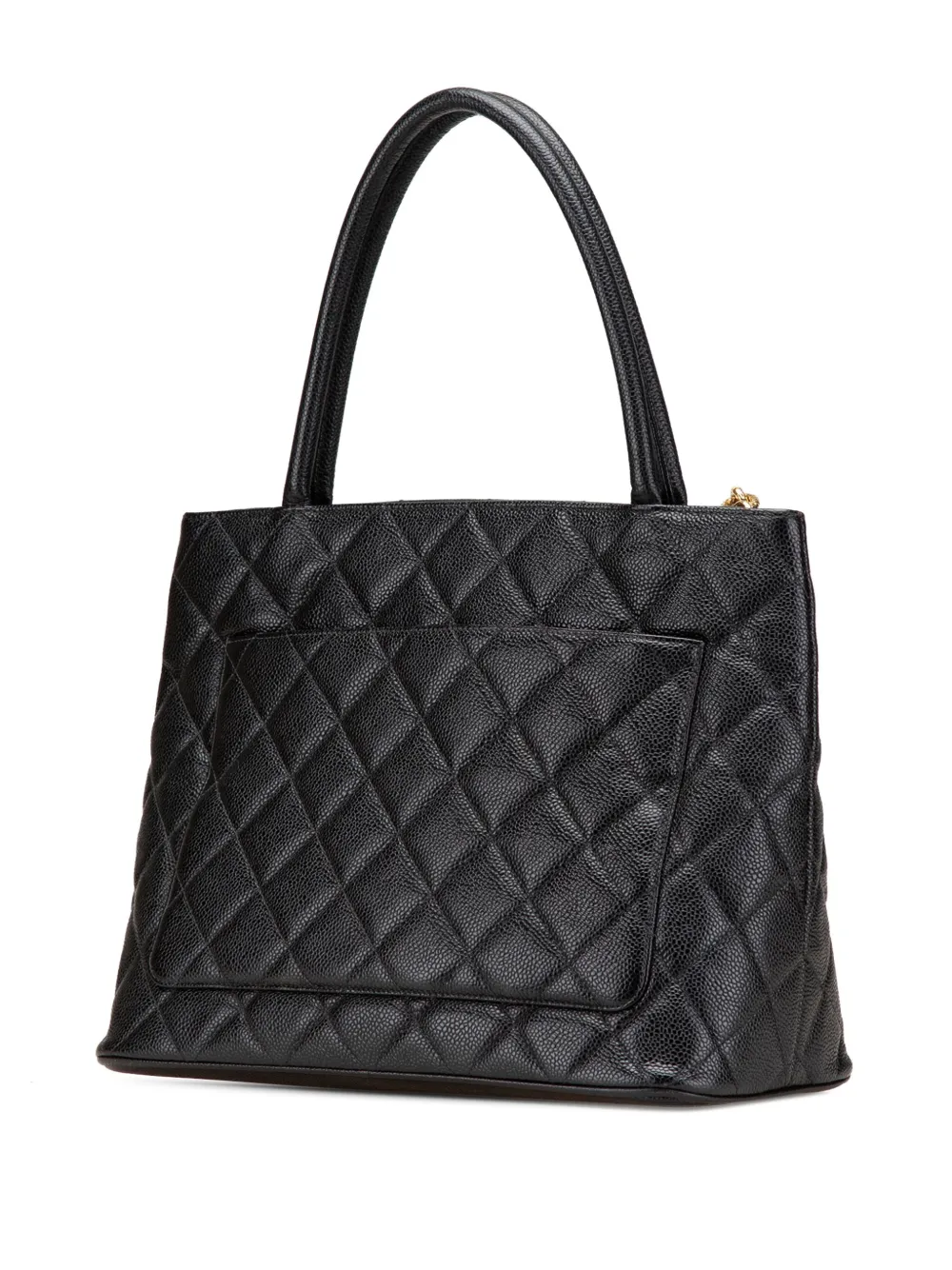 Pre-owned Chanel 2002-2003 Caviar Medallion Tote Bag