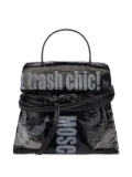 Moschino Tie Me logo-print tote bag - Black