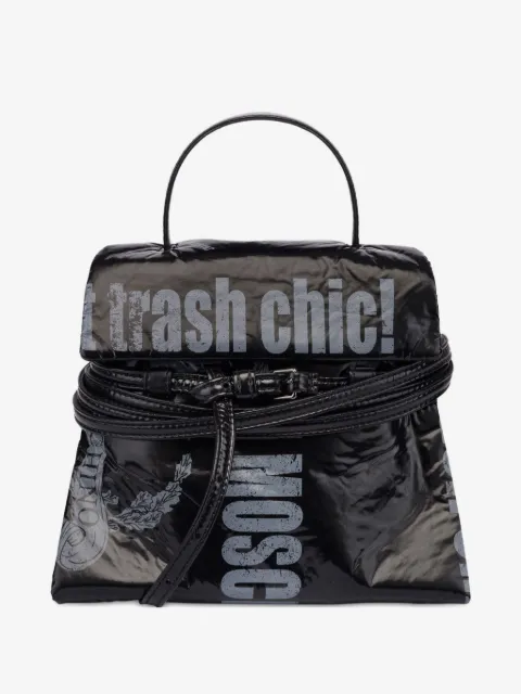 Moschino Tie Me logo-print tote bag
