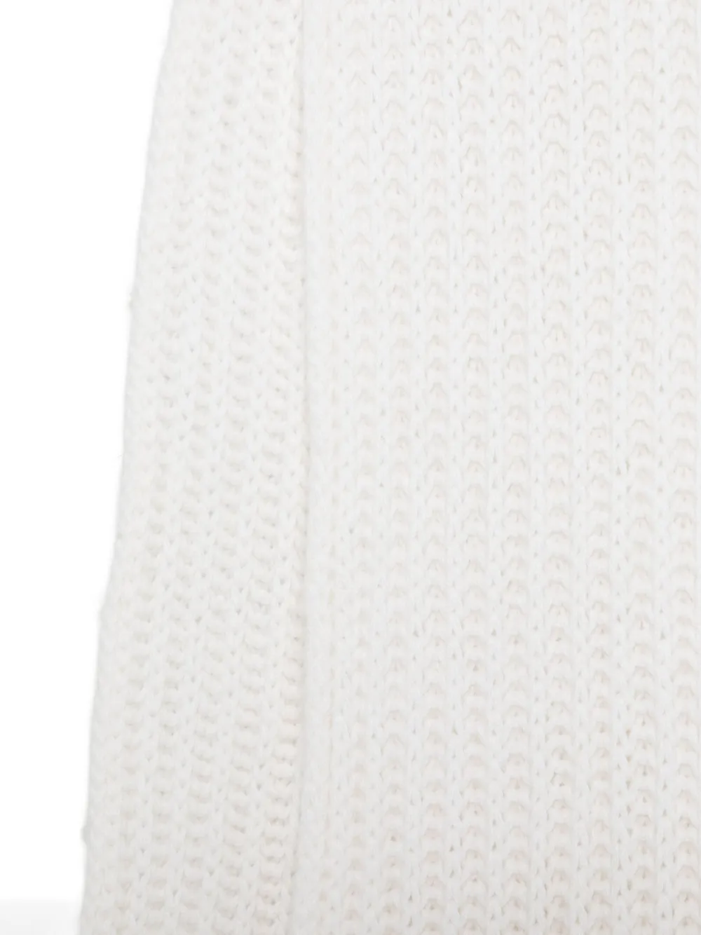 Moschino Tassel Scarf In White