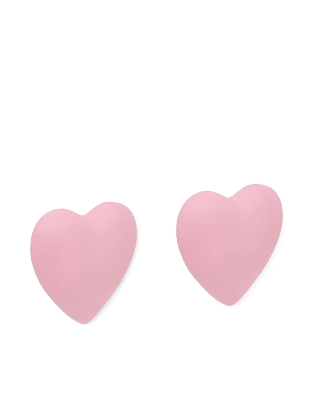 Moschino Hartvormige oorbellen - Zilver