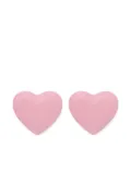 Moschino heart-shaped earrings - Silver