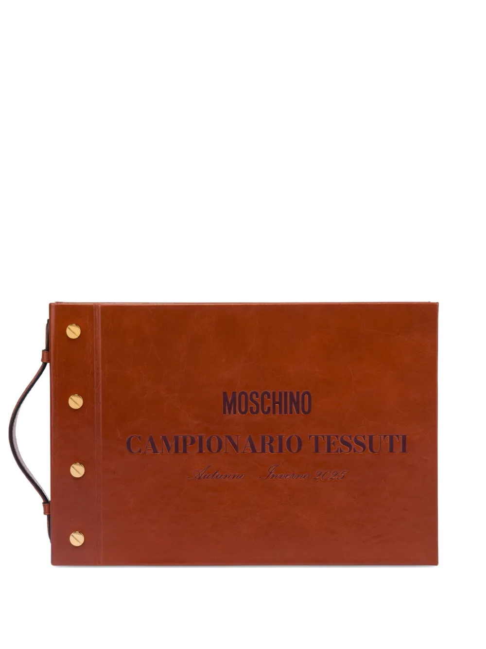 Moschino Shopper met boekprint Bruin