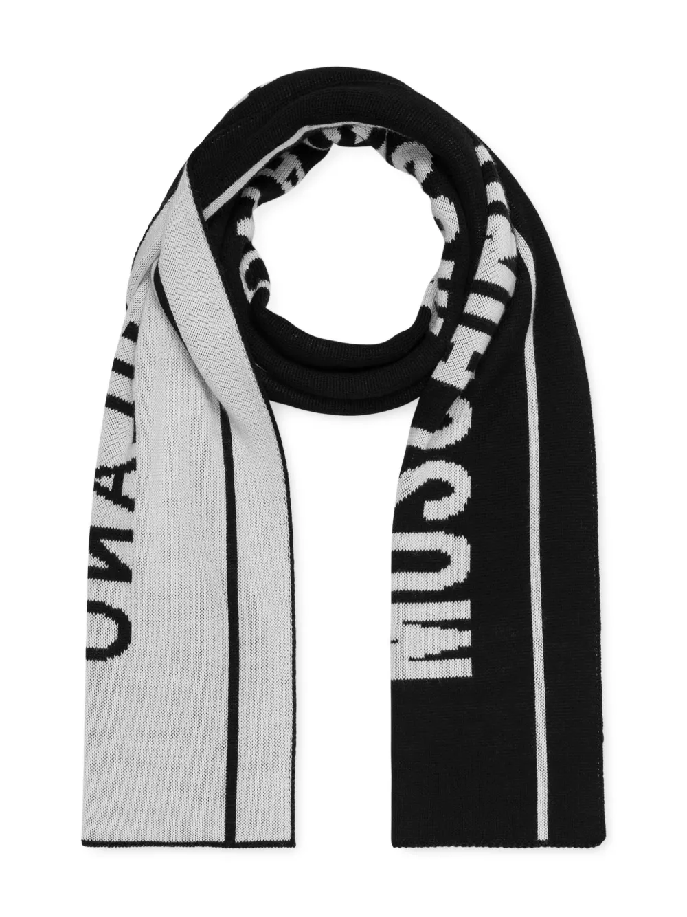 Moschino Wollen sjaal Zwart