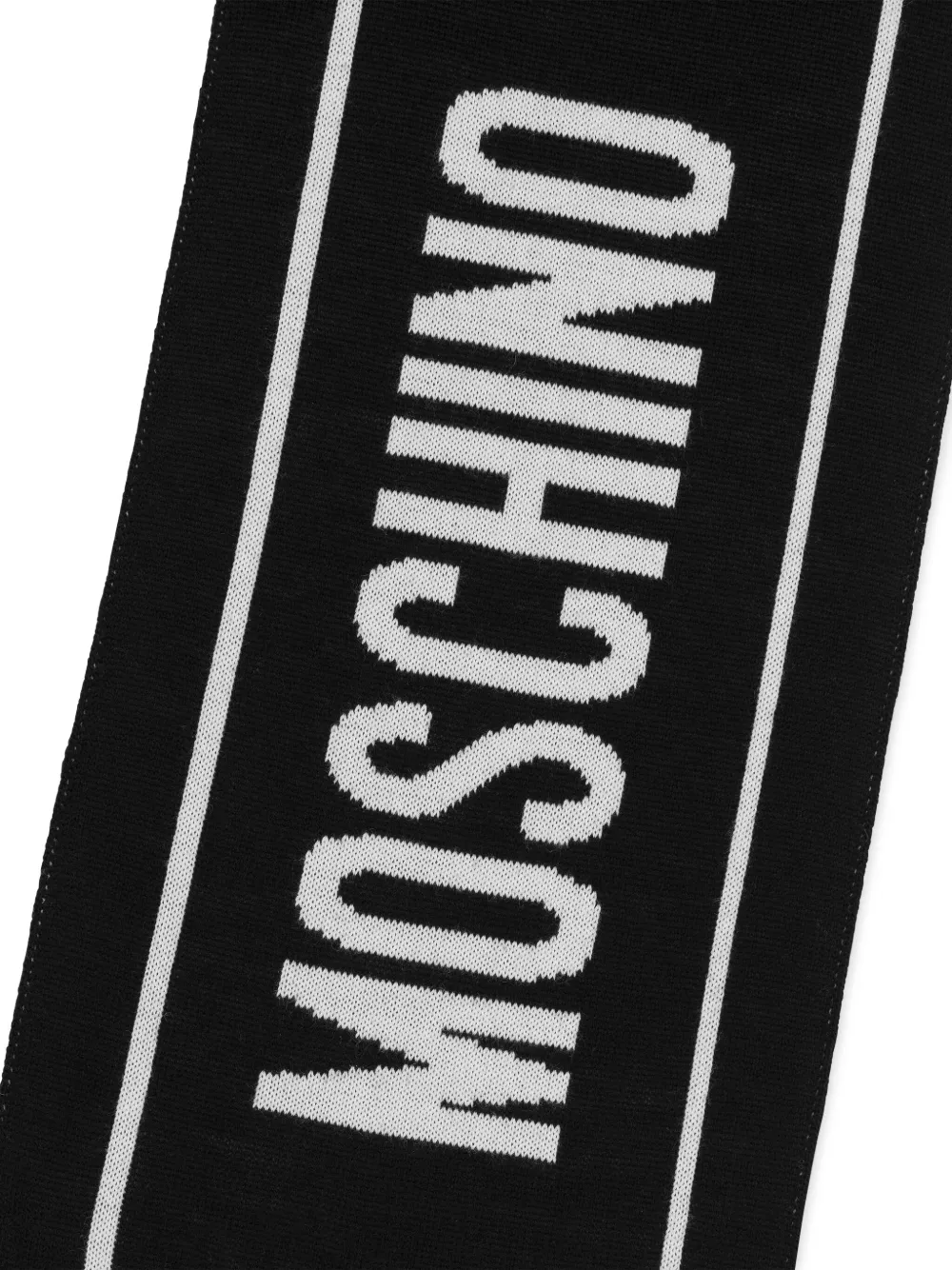 Moschino Wollen sjaal - Zwart
