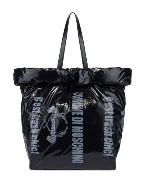 Moschino graphic-print tote bag