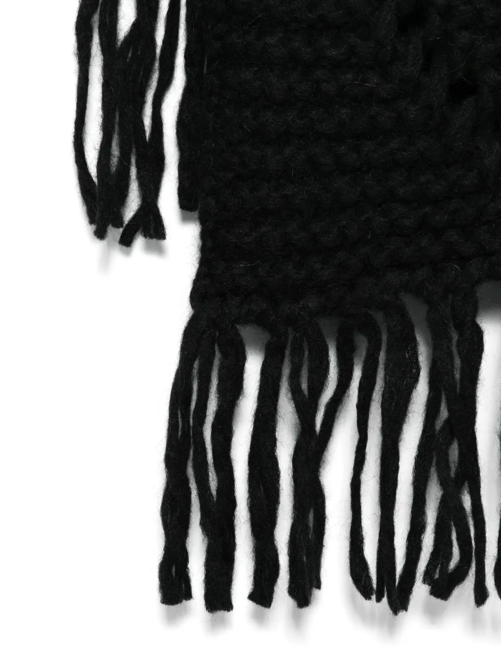 Moschino Sjaal met logo Zwart