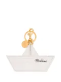 Moschino boat keyring - White
