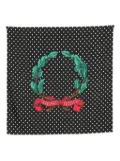 Moschino polka-dot scarf - Black
