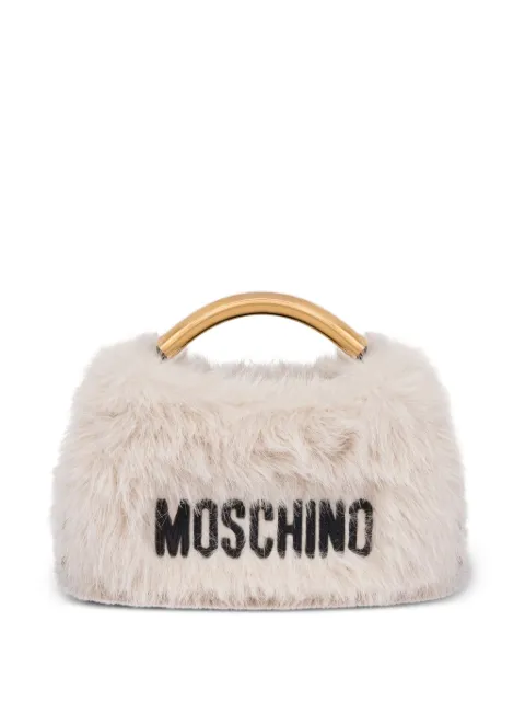 Moschino tote con logo bordado