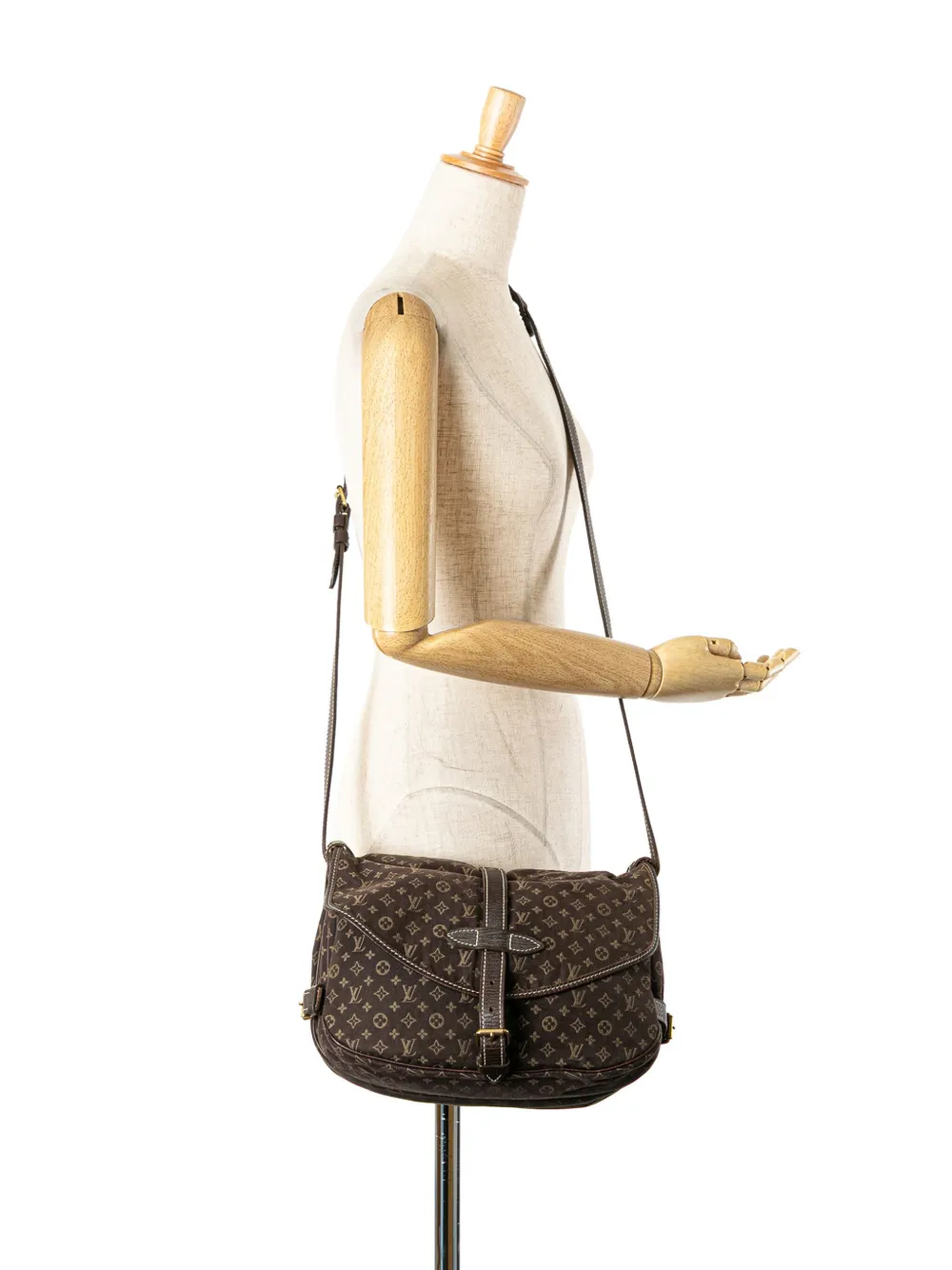 Louis Vuitton Pre-Owned 2006 Monogram Mini Lin Saumur 30 crossbody bag | Pre-Owned | Image 2