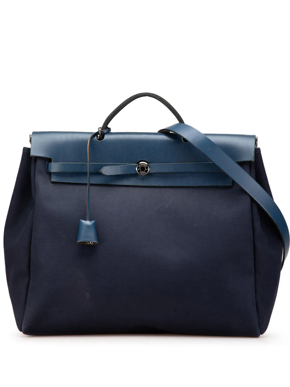 Hermès Pre-Owned bolsa satchel Toile Herbag MM 2002 | azul | Image 1
