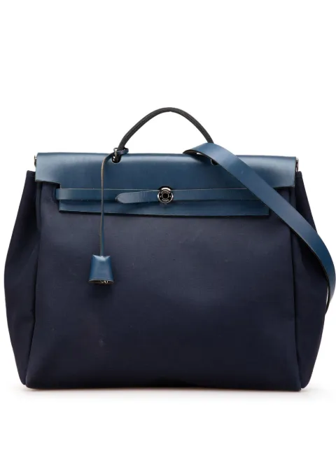 Hermès Pre-Owned 2002 Toile Herbag MM satchel