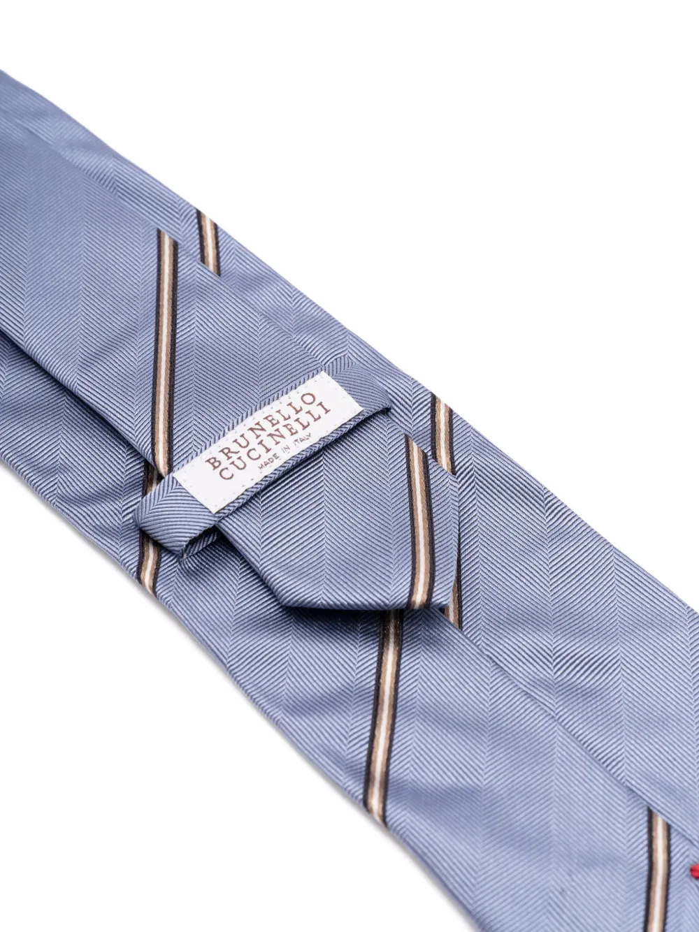 Brunello Cucinelli striped silk tie | Image 2