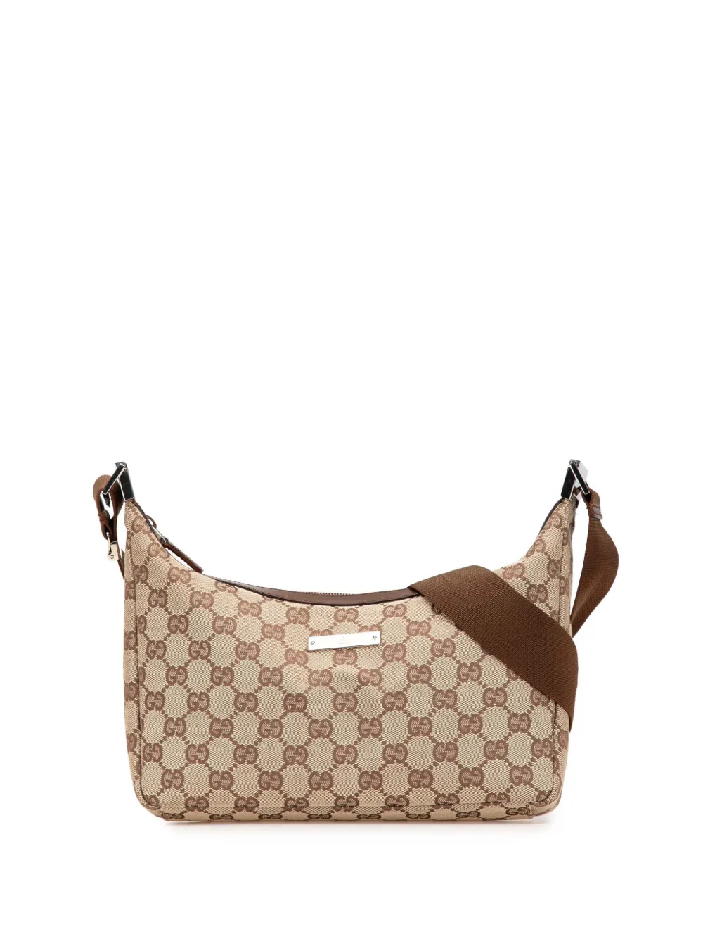 Gucci Pre-Owned bolsa crossbody de lona GG 2016-2025 | marrón | Image 1