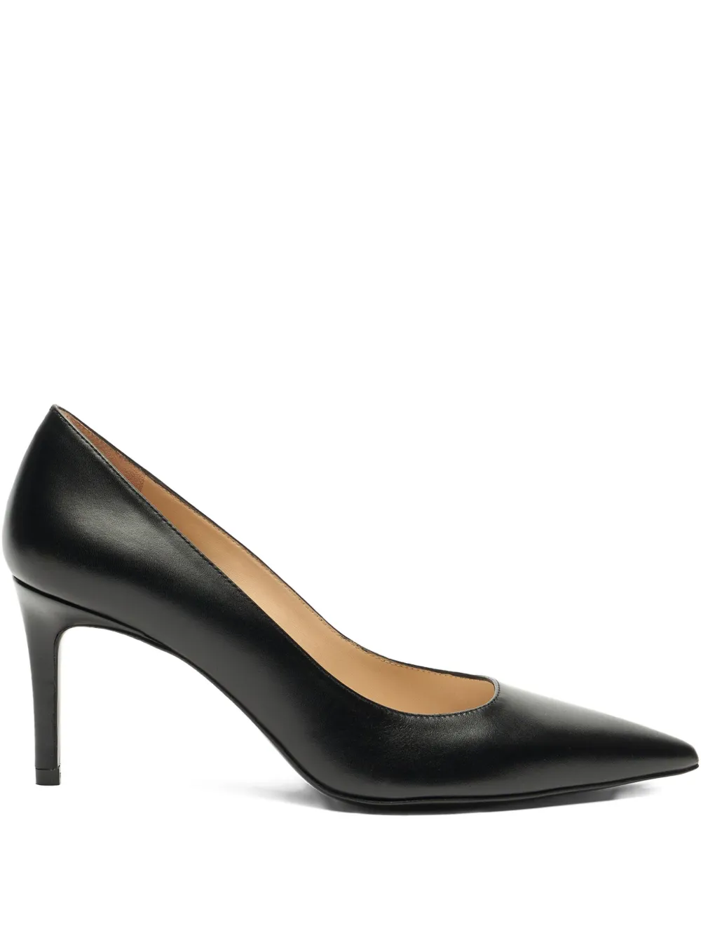 Stuart Weitzman 75mm Stuart Power pointed-toe stiletto pumps Black