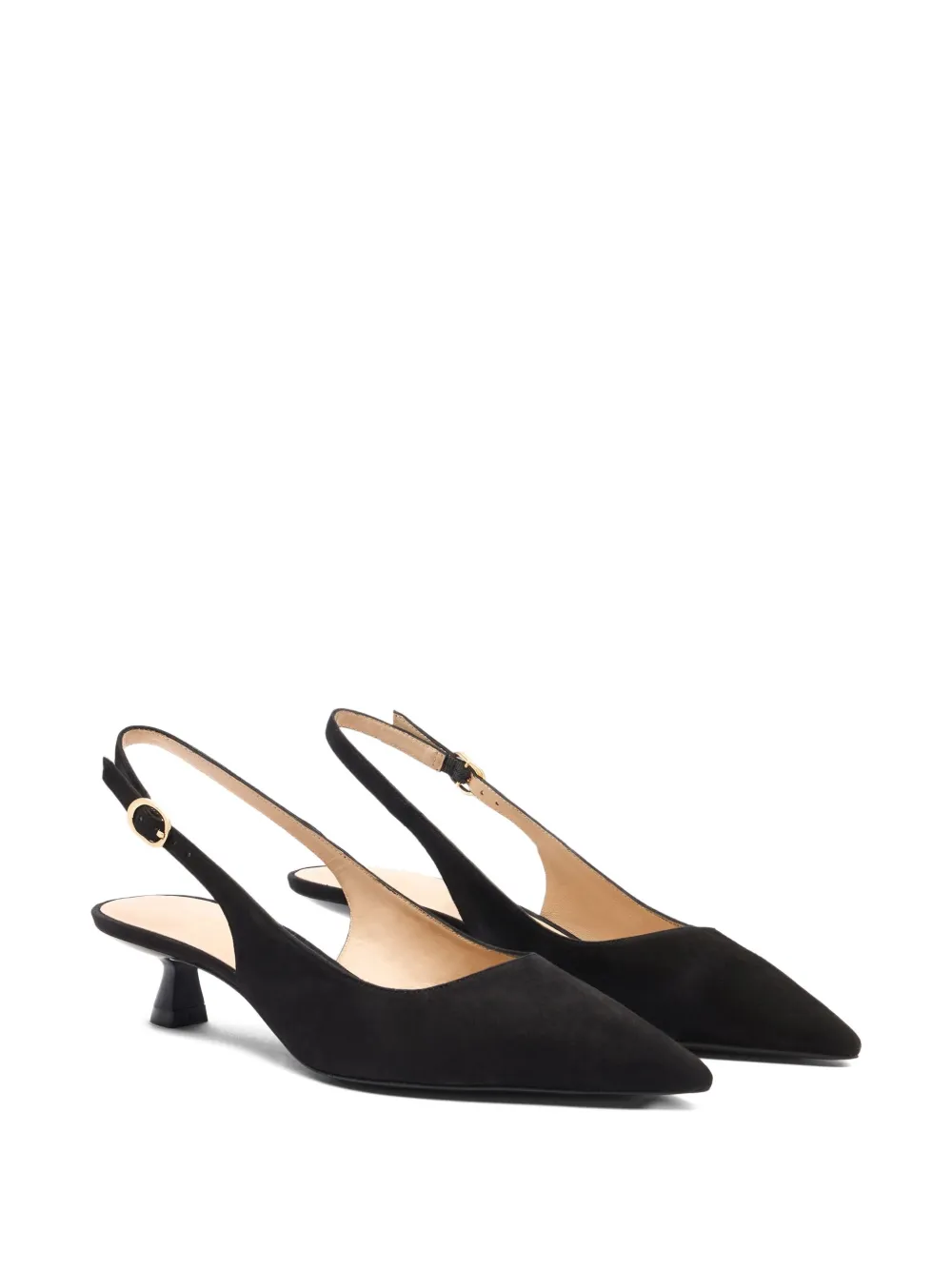 Stuart Weitzman 35mm Stuart Sculpt slingback pumps Black