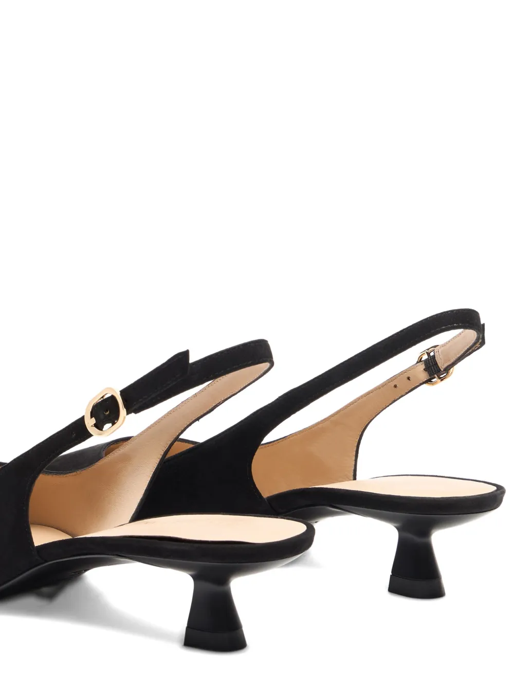 Stuart Weitzman 35mm Stuart Sculpt slingback pumps Black