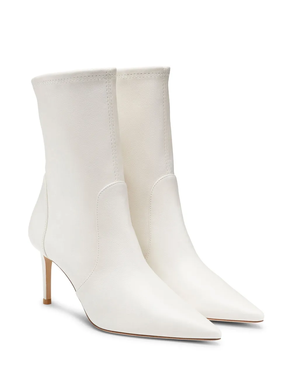Stuart Weitzman 75mm Power pointed-toe boots Neutrals